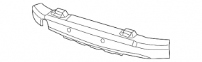 Front Bumper Absorber Central VW Beetle 12-16