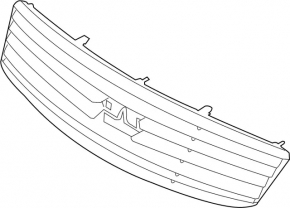 Radiator grill grill Infiniti G35 4d 06-09