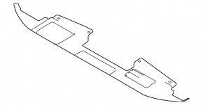 Nissan Murano z52 15-24 TV trim panel