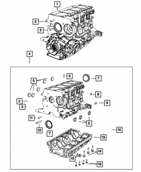 Fiat 500 12-17 1.4 EAB Multiair 47kW 12-12-12-12 Engine