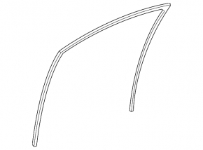 Front right glass seal Toyota Prius 50 Prime 17-19 for triplex