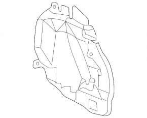 Fuel tank guard for Lexus RX400h 06-09