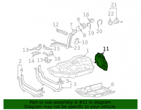 Lexus RX400h 06-09 fuel tank guard cracks
