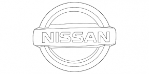 Nissan Versa 12-19 Usa Tailgate Emblem