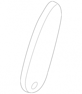 Armrest for the 2nd row rear right seat of the Kia Sorento 21-24 HEV, PHEV, gray leather