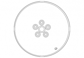 Set of 4 R17 wheels for Mazda CX-5 13-16