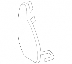 Mercedes C-class W205 43 17-18 AMG front bumper towing hook cap pkg