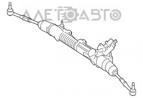 Steering rack Mercedes W221 RWD