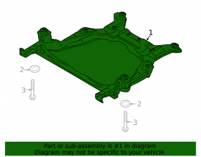 Lincoln MKX 16-18 Front Subframe
