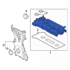 Valve cover Ford Explorer 20- 2.3T