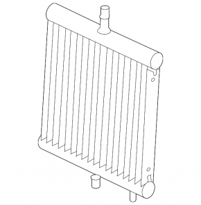 Additional left radiator for Land Rover Range Rover 22-25 4.4
