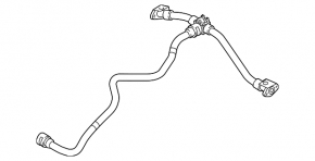 EGR pipe for Audi Q7 4L 10-15