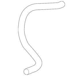 Cooling pipe lower GMC Terrain 10-17 2.4
