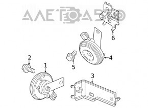 High Signal Bracket Honda Civic XI FE/FL 22-