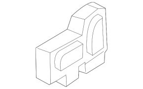Driver's seat control Audi Q7 16- black
