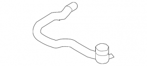 Audi Q7 4L 10-15 washer reservoir neck with cap and filter