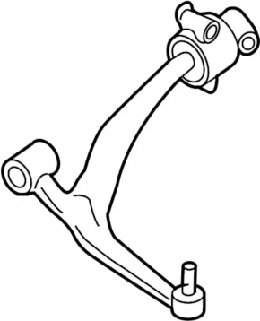 Lower control arm, front left, Infiniti FX35 FX45 03-08