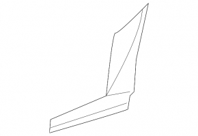 Left front panel molding Lexus ES 19-22 silver