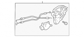 Rear right door lock for Toyota Highlander 2001-2007