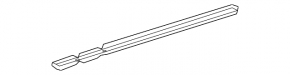 Molding door-glass center front right Lexus Hs250h 10-12