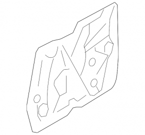 Front right window regulator plate for Nissan Murano z51 09-14