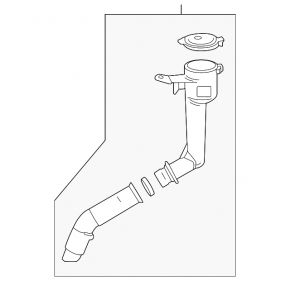 Washer reservoir neck Lexus RZ 23-26