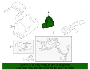 Lexus LS 18-23 Steering Angle Sensor