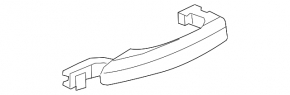 Door handle outer front left Audi A4 B8 08-16