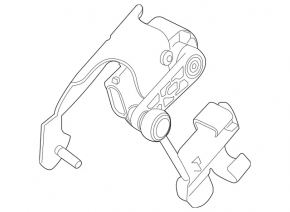 Rear body tilt sensor Mercedes GLC 16-19 with heavy duty