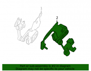 Rear body tilt sensor Mercedes GLC 16-19 with heavy duty