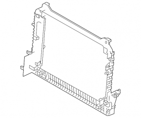 Land Rover Range Rover Velar 18-20 2.0, 3.0, 5.0 radiator frame