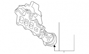 Exhaust manifold Mazda CX-50 23-25 2.5T