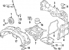 Intake manifold Subaru Forester 25-26 2.5