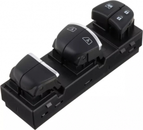 Front left window lift control Nissan Maxima A36 16-23 black, with overlay