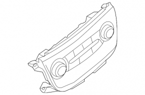 Nissan Sentra 15-19 manual climate control buttons