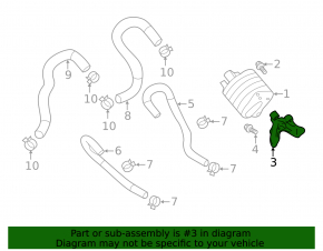 Bracket for cooler automatic transmission Subaru Forester 19- SK