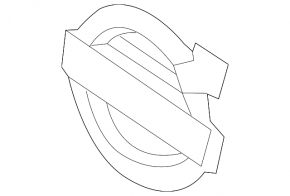 Volvo XC60 22-25 grille emblem without heated radar camera