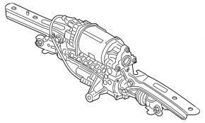 Actuator rear suspension HSR BMW 5 G30 17-23 2.0T, 3.0T, 4.4T