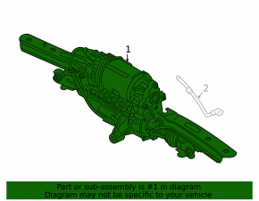 Actuator rear suspension HSR BMW X7 G07 19-22