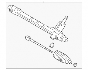 Mitsubishi Outlander 14-21 steering rack