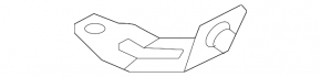 Right central fender bracket for the Audi e-tron GT 22-24 front