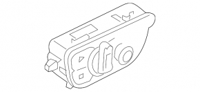 Audi A5 F5 headlight control 18-25 matt