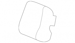 Isofix rear seat plug for BMW 4 Series F36 14-20 Gran Coupe, black