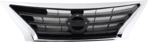 Grille radiator grill with badge Nissan Versa 15-19 usa rest