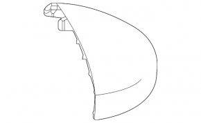 Left Mirror Cover for Honda Civic XI FE/FL 22-26