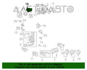 Lexus RX300 RX330 RX350 RX400H 04-09 gray backlight and trip control buttons