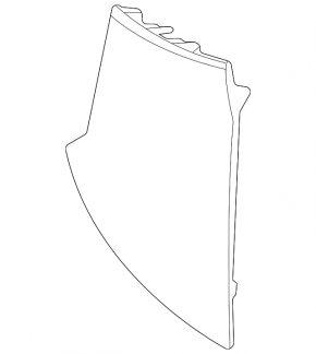 Kia EV6 22-24 large upper left rear bumper trim