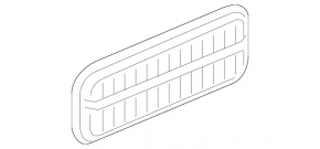 Right ventilation shield Mercedes W213 E 300/350 17-23