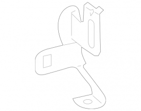 Right metal front bumper central protection bracket for Mercedes W213 E 17-20