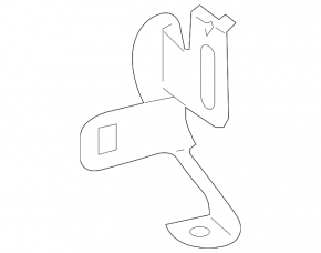 Right metal front bumper central protection bracket for Mercedes W213 E 17-20